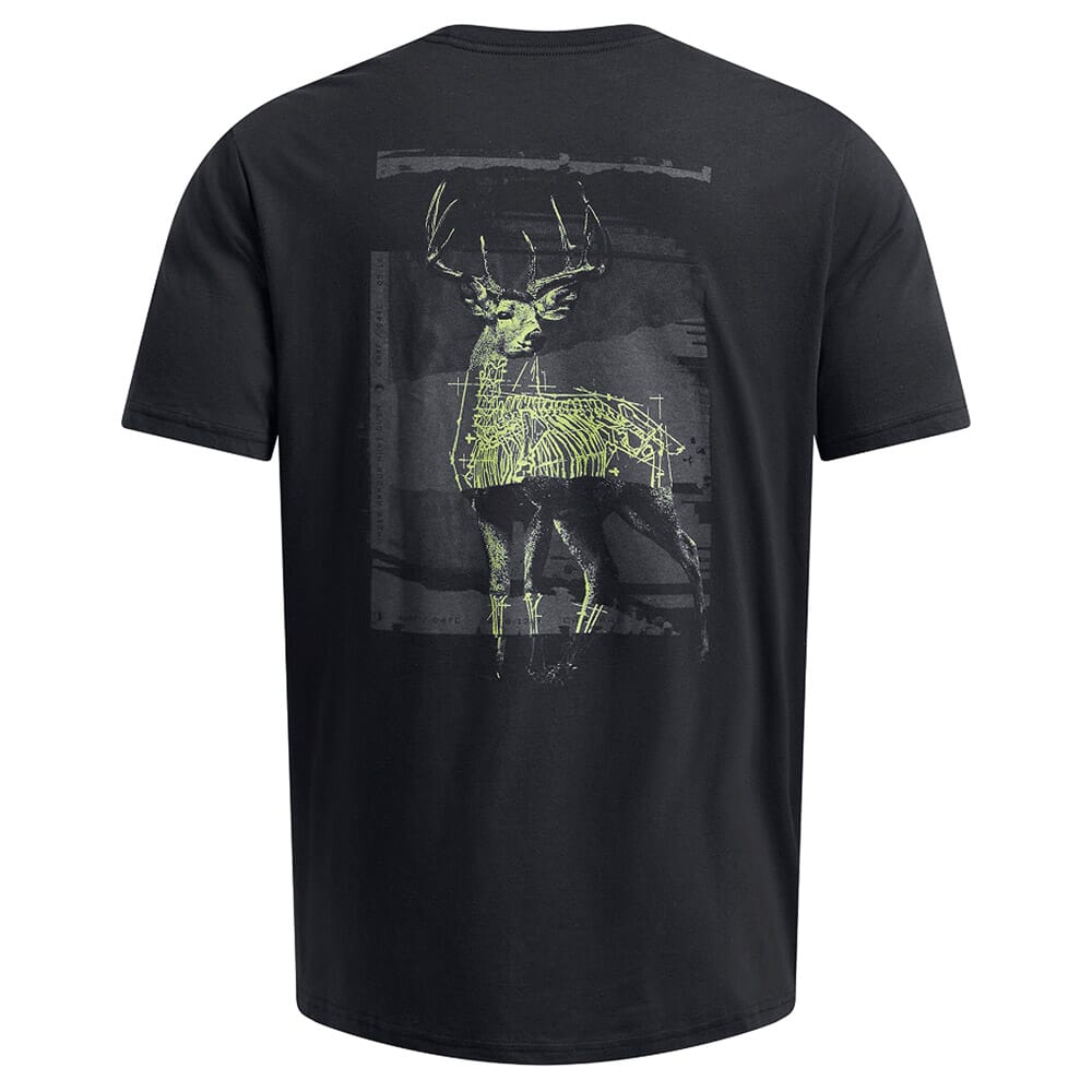 Under Armour Schematic Whitetail Short Sleeve Shirt Black 1386778-001