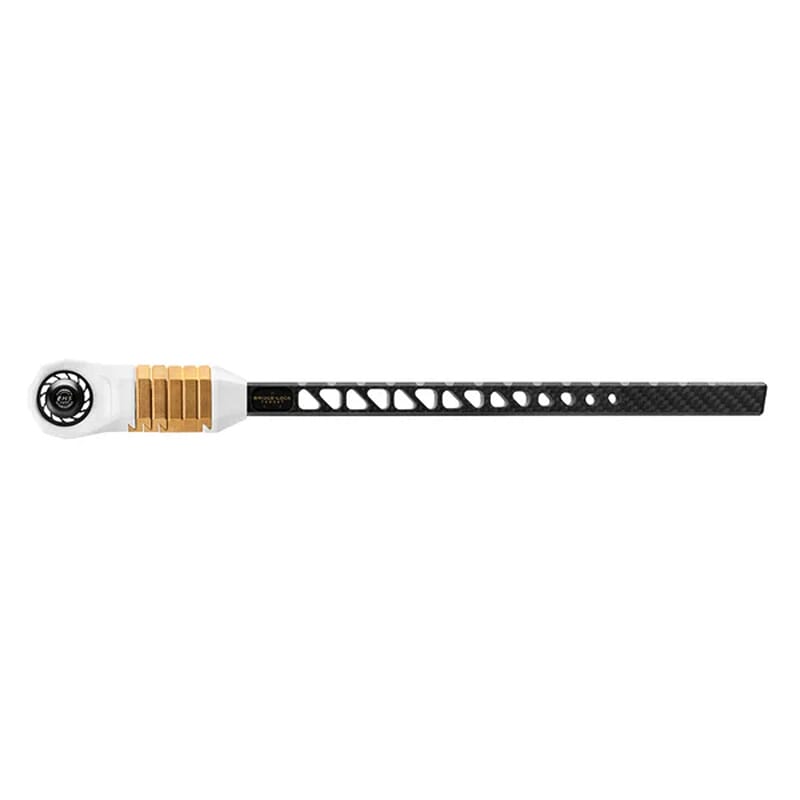 Mathews 10" Carbon Bridge-Lock White Target Stabilizer 81085