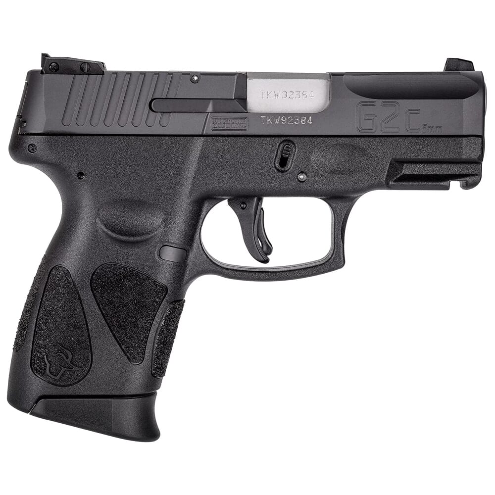 Taurus G2C 9mm Bk/Bk 3.26" Pistol w/(2)10rd Mags 1-G2C931-10