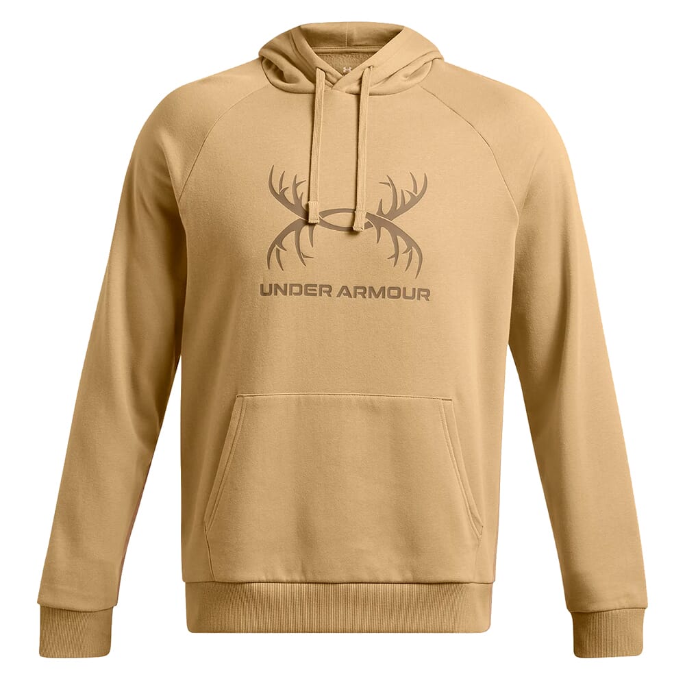 Under Armour Rival Fleece Antler Hoodie Camel 1388086-263