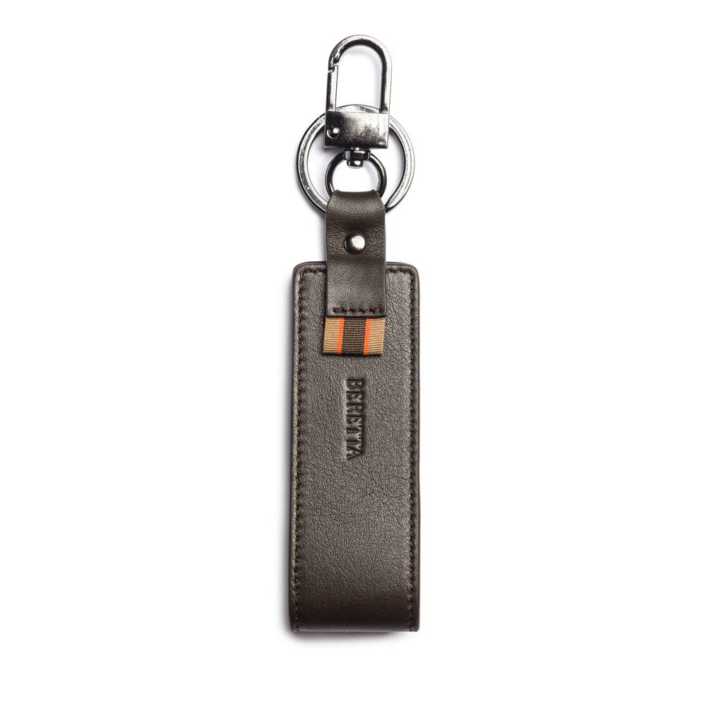 Beretta Brown Leather Keychain OG431L01260089UNI