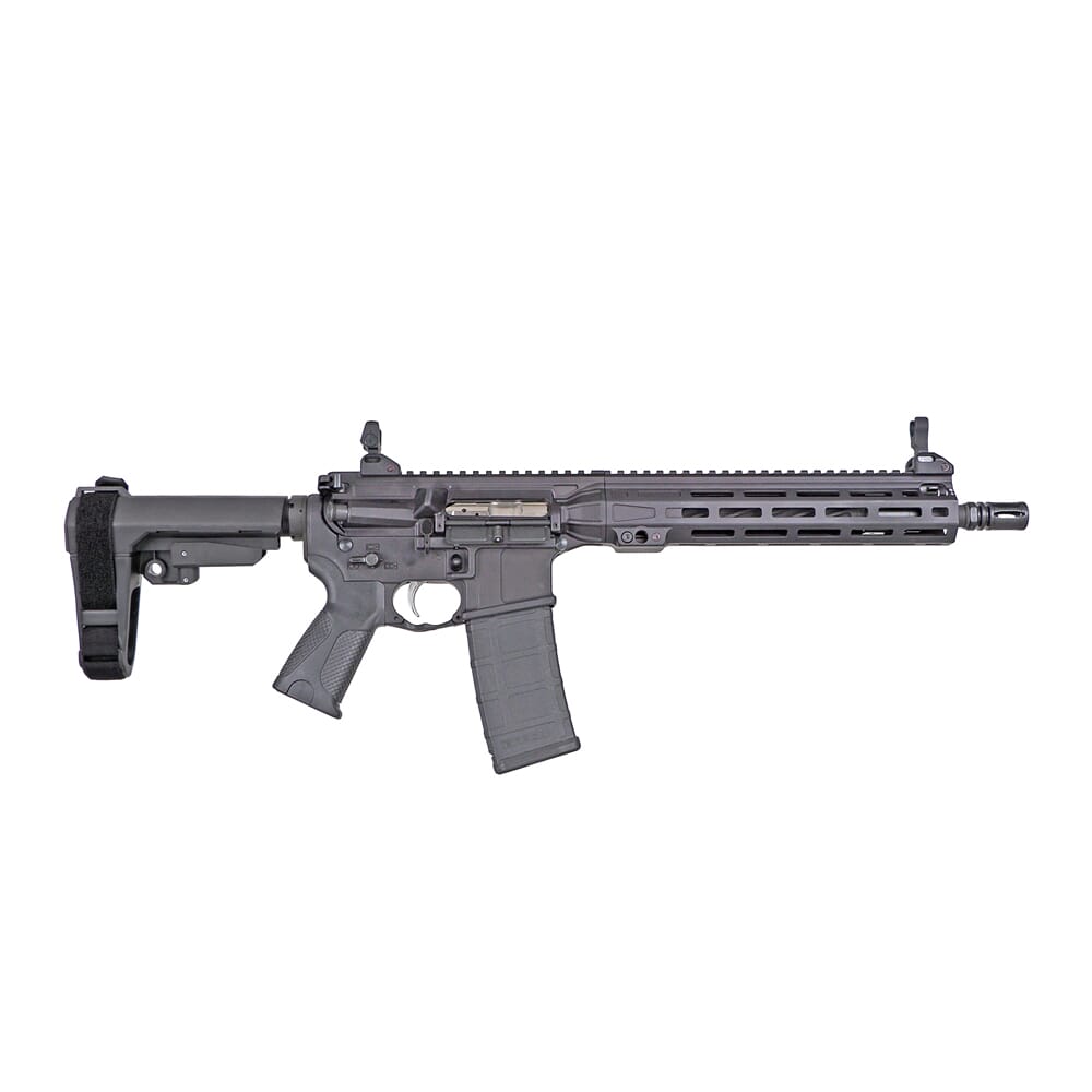 LWRC ICMKII 5.56mm 12" 1/10 1/2x28 Black Pistol w/SBA3 Brace ICMKIIP5B10SBA3