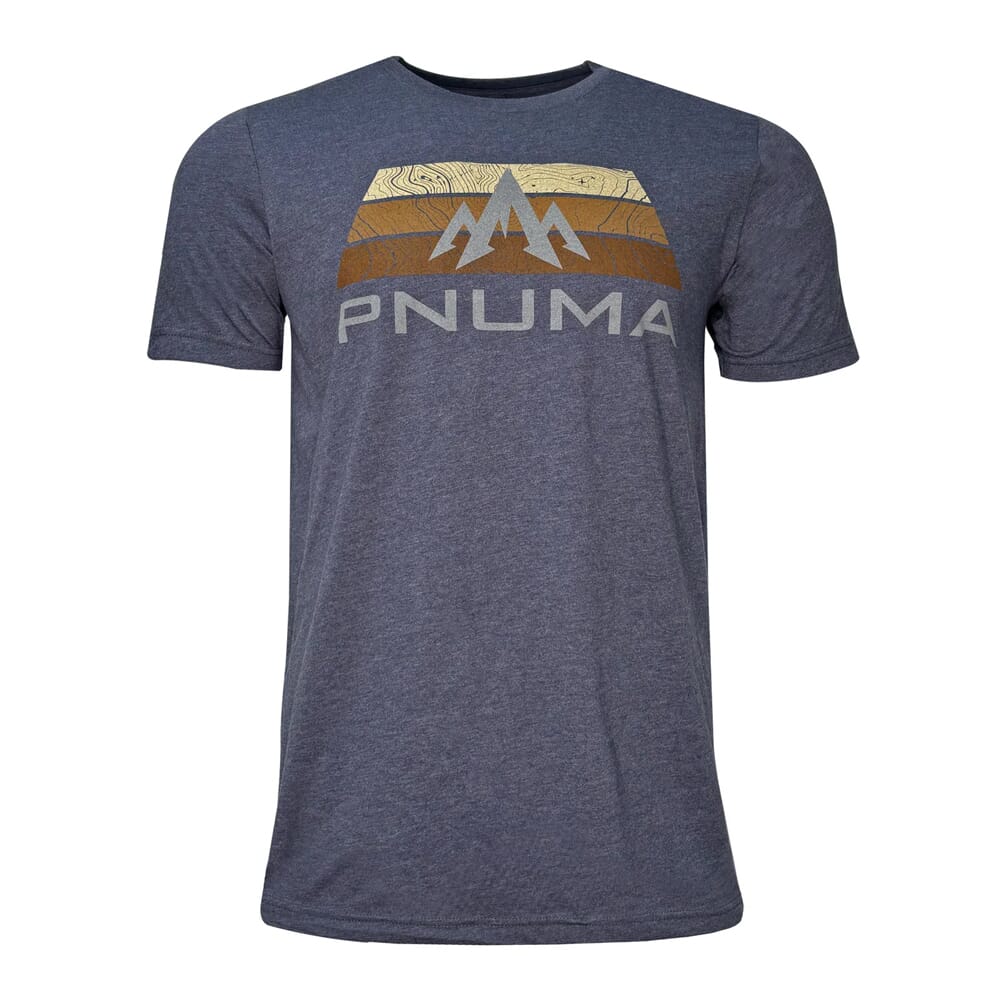 Pnuma Outdoors Topo Tee Shirt Navy SS-TS-TP-NV