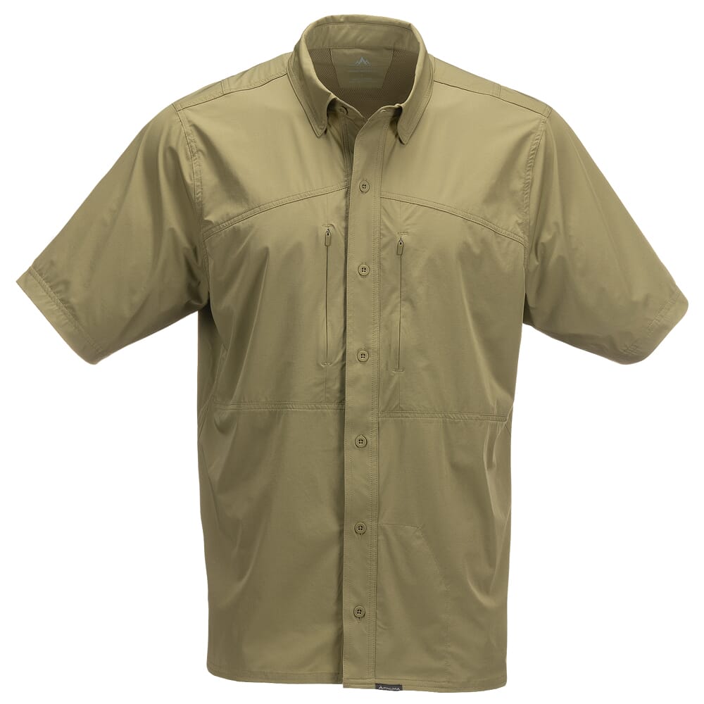 Pnuma Outdoors Shooter Shirt Short Sleeve Dark Herb SS-SS-DH