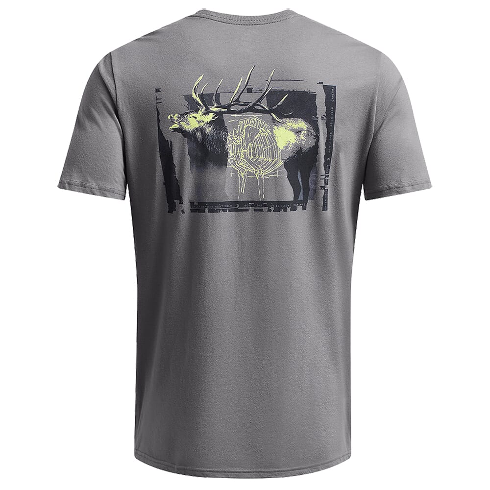 Under Armour Schematic Elk Short Sleeve Shirt Titan Gray 1386780-024