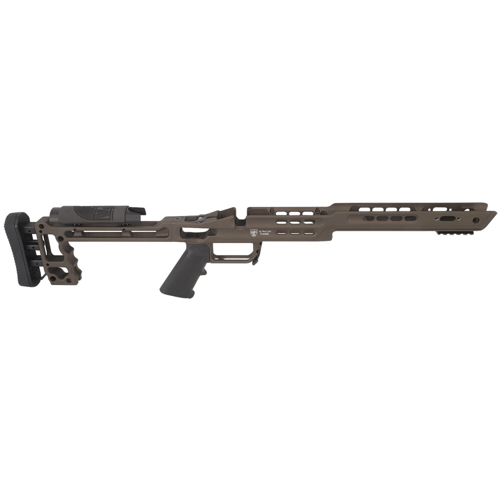 Masterpiece Arms Remington LA RH Midnight Bronze Ultra Lite Chassis ULCHASSISREMLA-MB-21