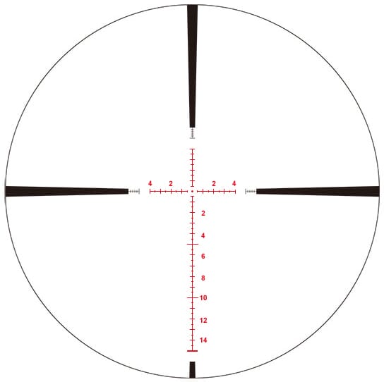 March F 3-24x52mm FFP FML-1 Reticle 0.1MIL 6Level Illum Riflescope D24V52FIMLN-FML-1