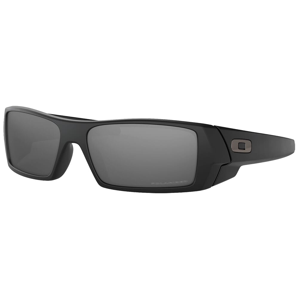 Oakley GasCan Matte Black w/Black Iridium Polarized Lenses 12-856