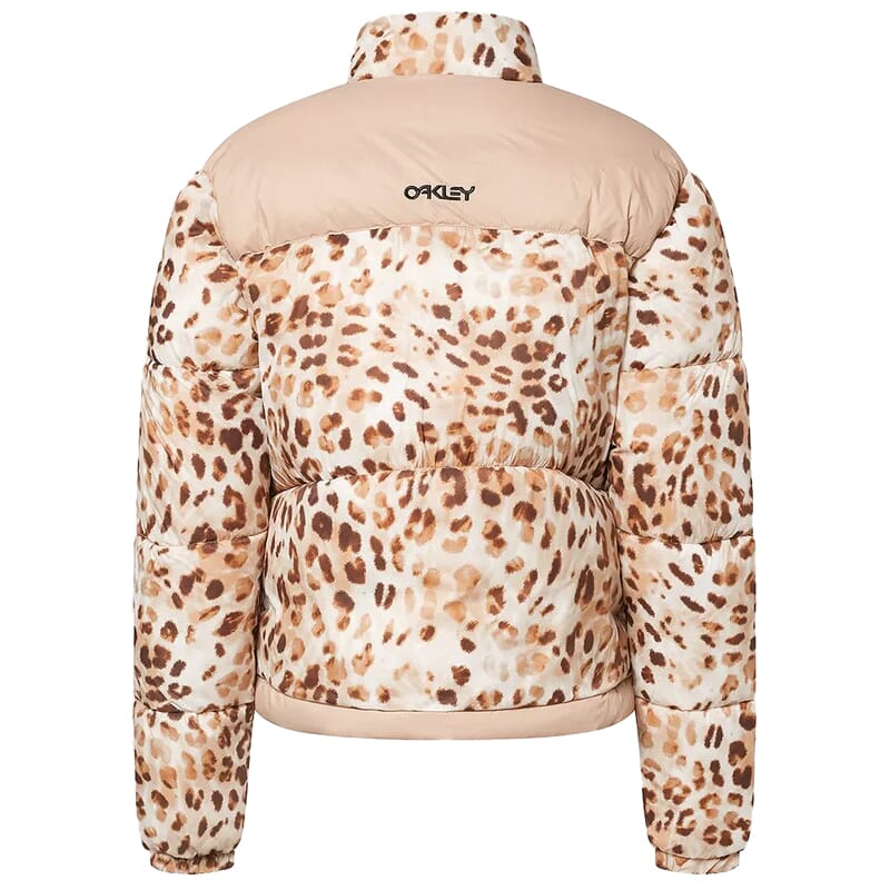 Oakley Women's TNP Cheeta Tie-Dye Print Puffy Jacket FOA500468-9WE