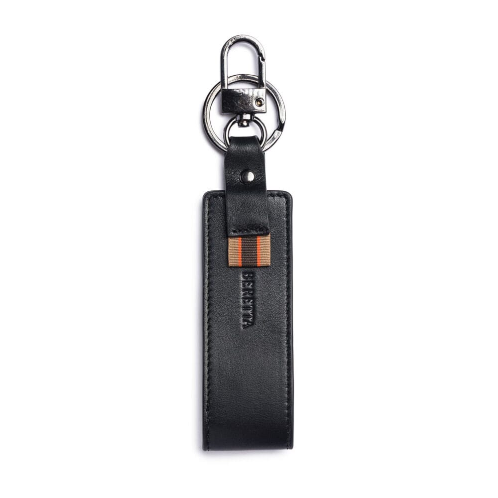 Beretta Black Leather Keychain OG431L01260999UNI