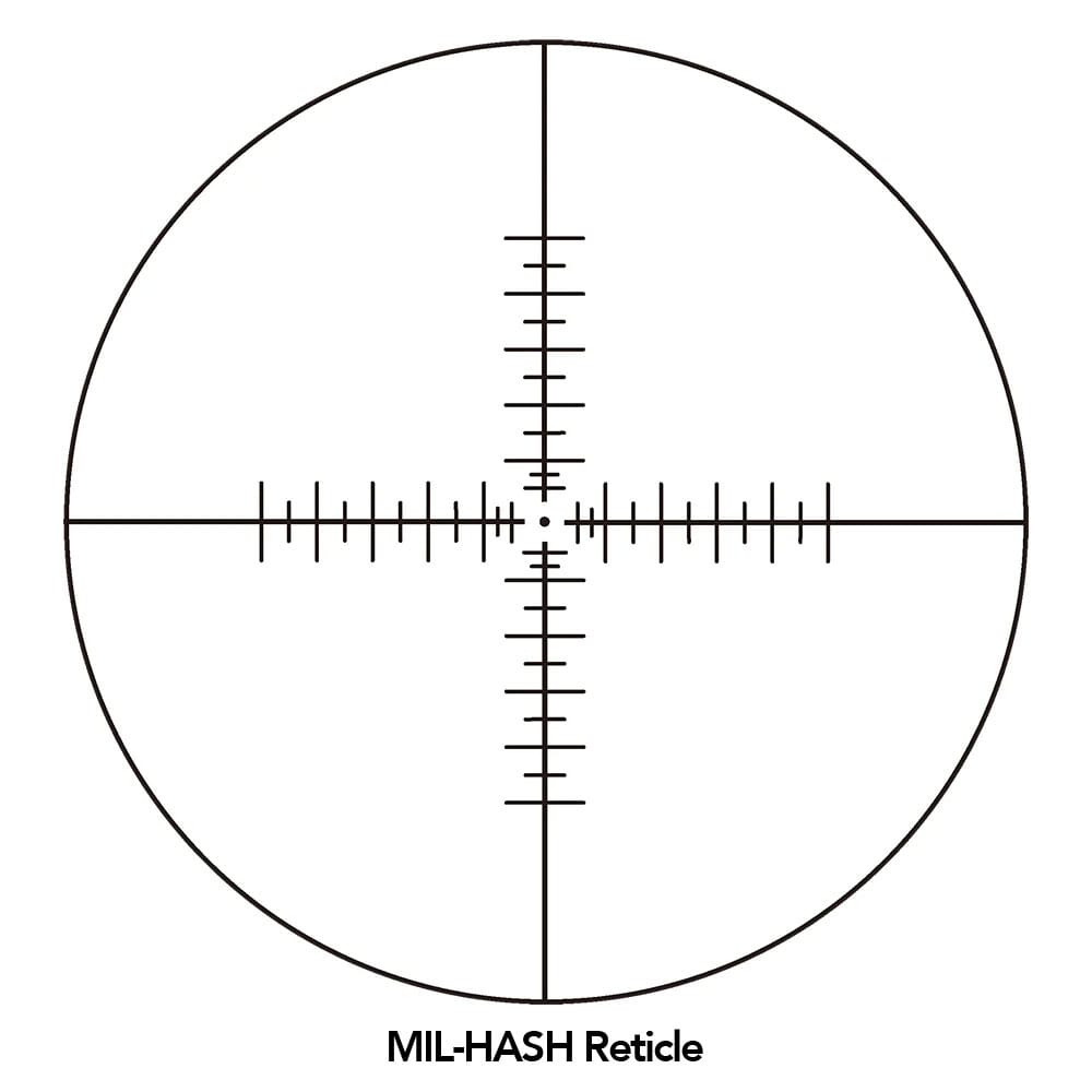 Sightron SIII Series 6-24x50 FFP Zero Stop Mil-Hash Riflescope 25171