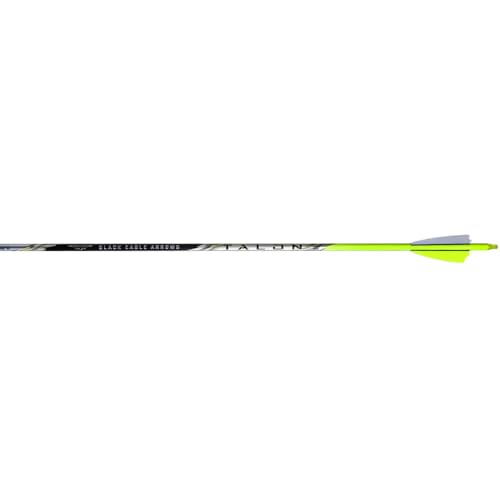Black Eagle 19/64" Factory Fletched Arrow Talon 2.5" Shield Cut 6 Pk .001"-400 33872