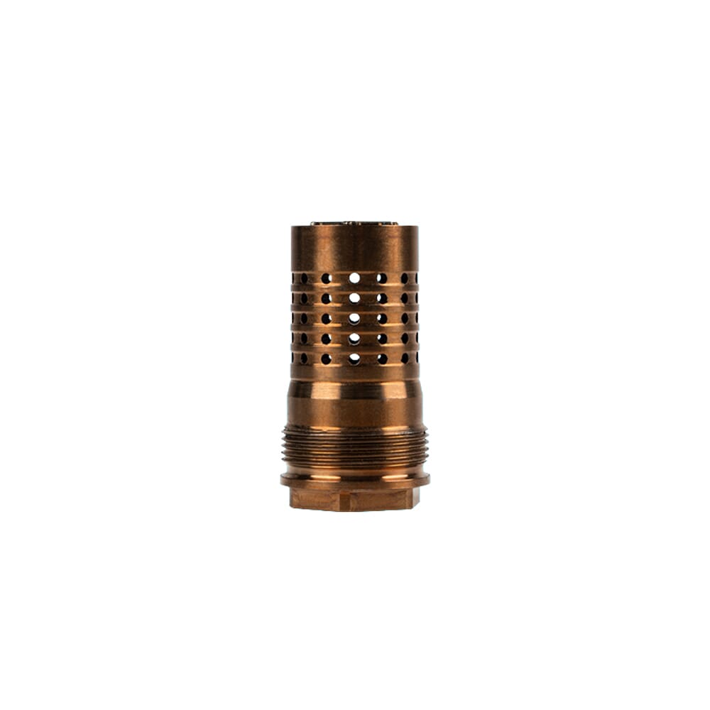 Q, LLC. Rear End 1/2"x28 90-Degree Shoulder Quickie Fast-Attach Muzzle Brake RE-CB-1/2X28