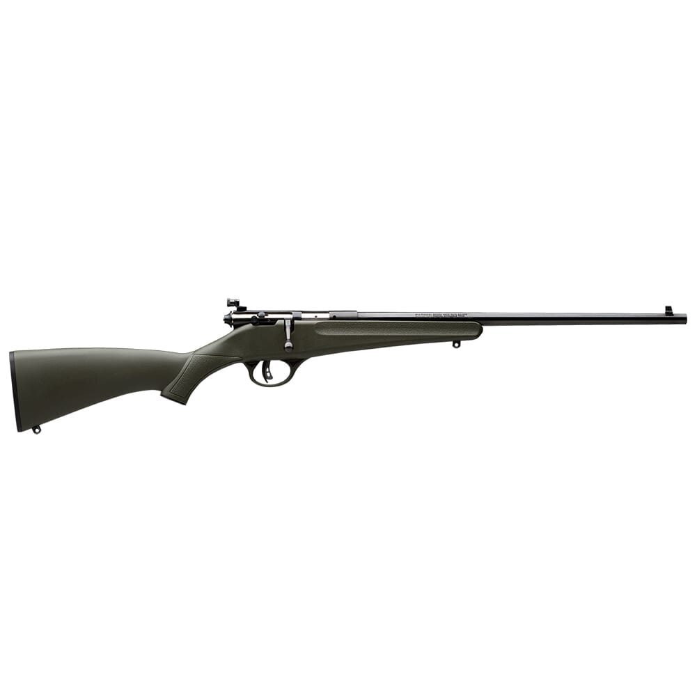 Savage Arms Rascal Youth .22 LR 16.1" 1:16" Blued Bbl Green Synthetic Single Shot Rifle 13790