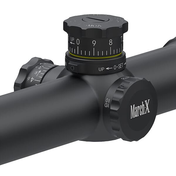 March USED X Tactical 8-80x56mm Di-Plex Reticle 1/8 MOA Riflescope D80V56T-Di-Plex - Light Ring Marks USED8016