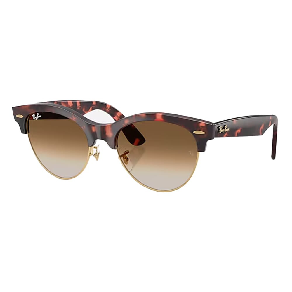 Ray-Ban Clubmaster Way Pink Tortoise on Gold Clear Gradient Brown 0RB2341-14325154