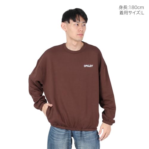 Oakley Mtl Ringed B1B Crew SweatShirt Grenache XXL FOA406177-9B2XXL