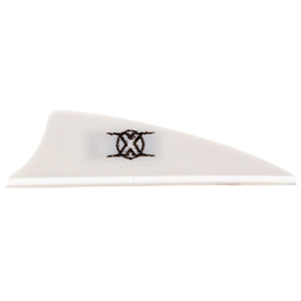 Bohning X Vane 1.5" Shield Cut White 1000pk 10773WH15