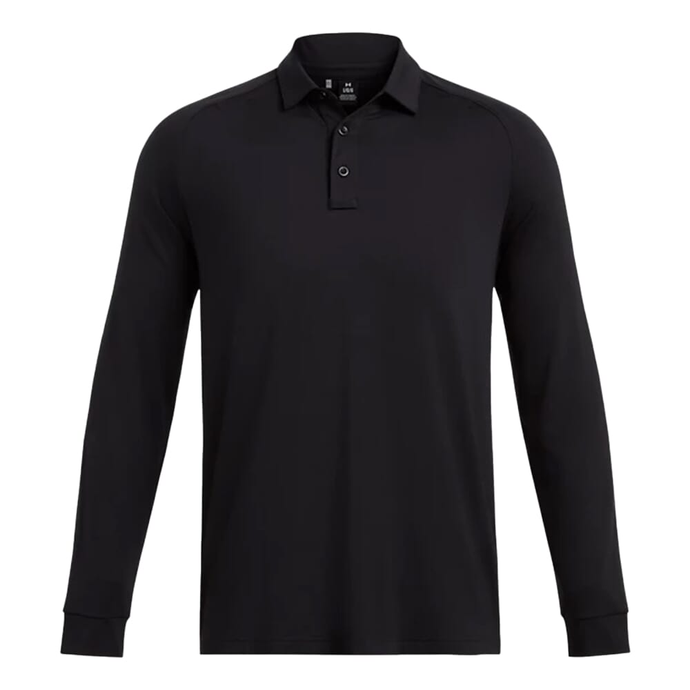 Under Armour Tactical Elite Long Sleeve Polo Black 1386713-001