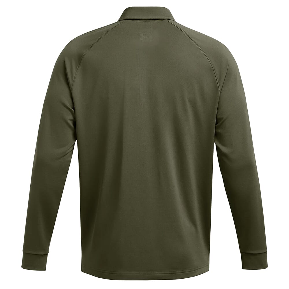 Under Armour Tactical Elite Long Sleeve Polo Marine OD Green 1386713-390