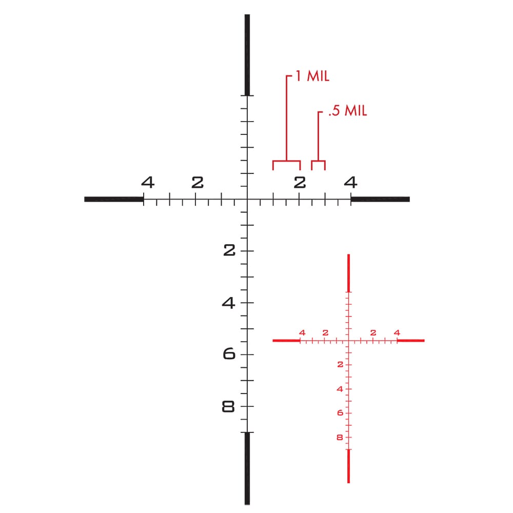 US Optics 5-25x52 GAP .1MRAD B-25 GAP