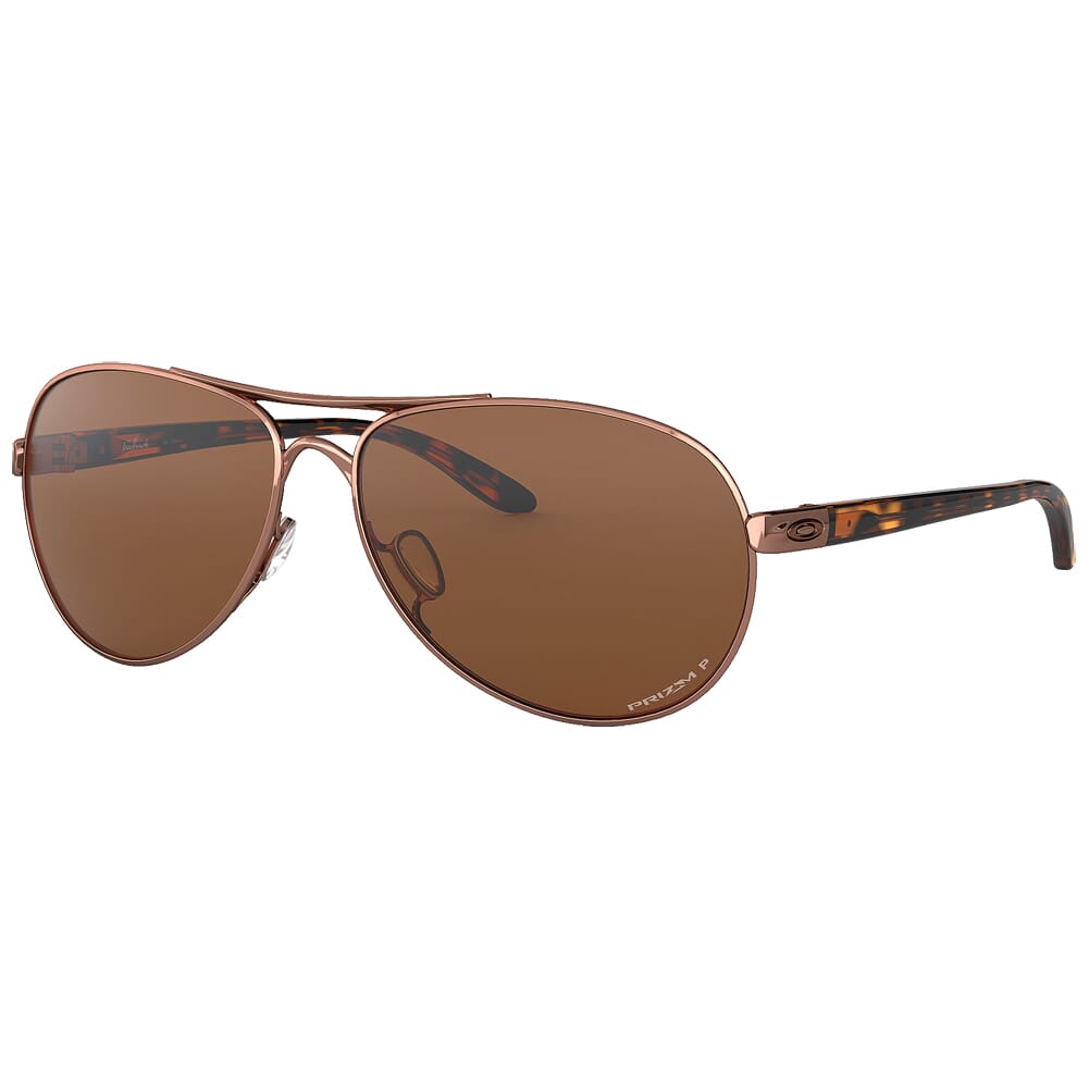 Oakley Feedback Rose Gold w/PRIZM Tungsten Polarized Lenses OO4079-3159