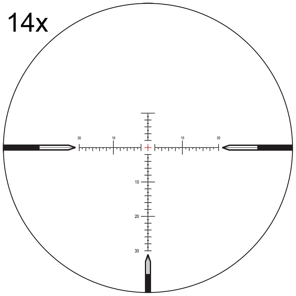 Nightforce SHV 4-14x56 MOAR Riflescope C522