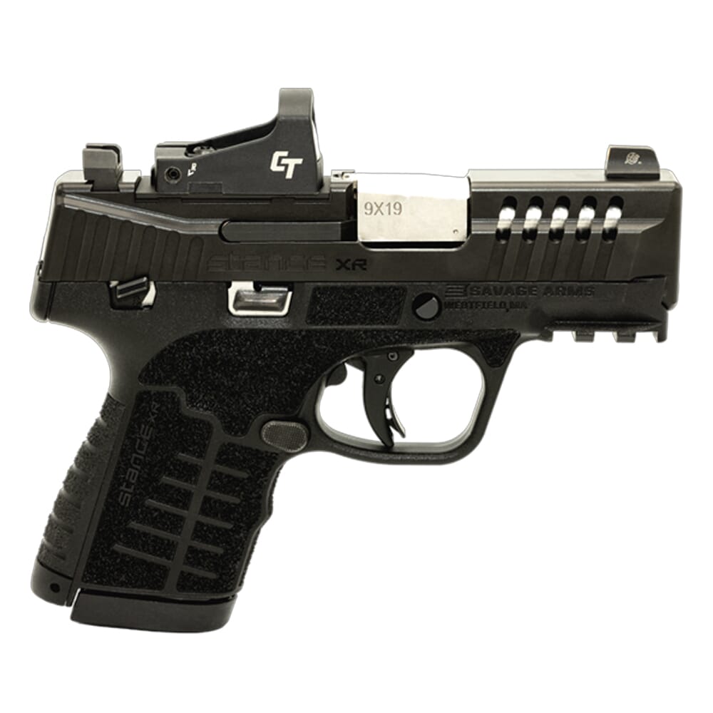 Savage Arms Stance XR MC9MS 9mm 3.2" 1:10" Bbl Black Semi-Auto Pistol w/Red Dot Sight 67054