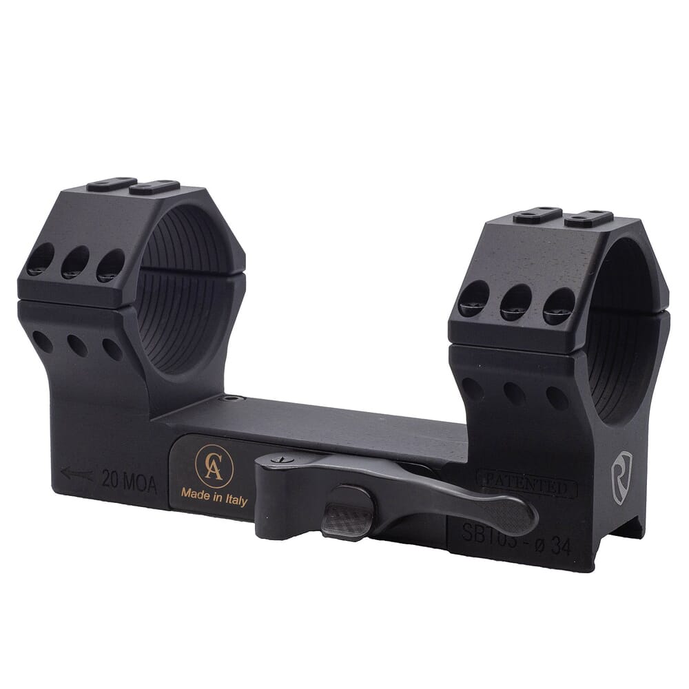 Riton Optics 34mm 0MOA Picatinny Precision Quick-Detach Scope Mount XRC34QD23