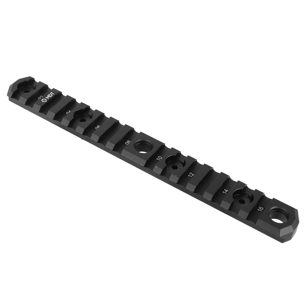 MDT M LOK 7.0" 15 Slots Blk Picatinny Rail 103457-BLK
