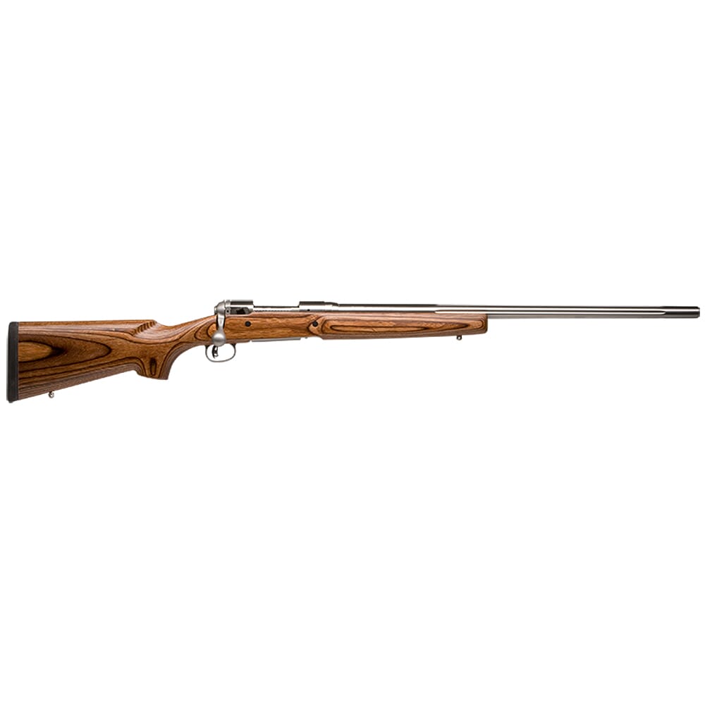 Savage Arms 12 Varminter Low Profile .308 Win 26" 1:10" Bbl Brown Laminate/Stainless BA Rifle w/(1) 4rd Mag 18470