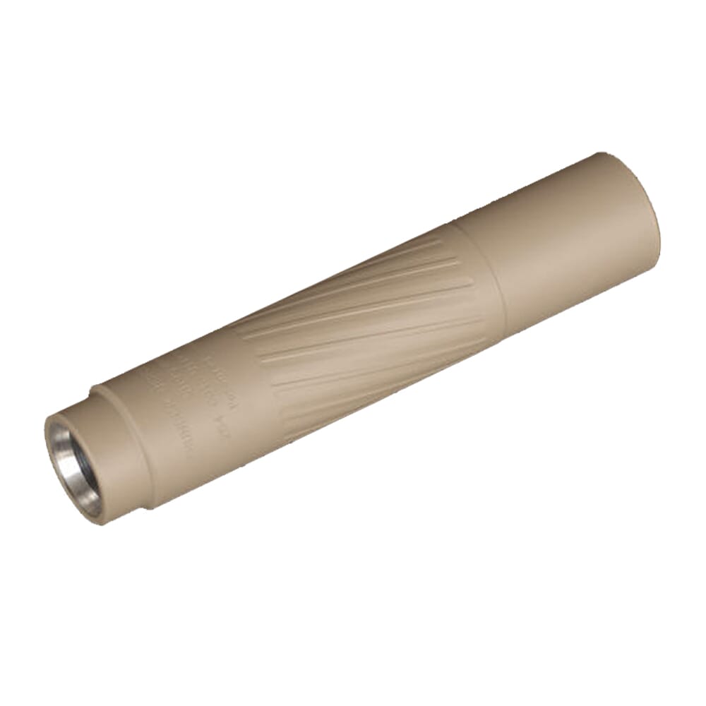 Thunder Beast Ultra 7CB 6.5mm Gen 2 FDE Suppressor w/M18x1.5 Muzzle Brake U7CB65-MX18x15-FDE