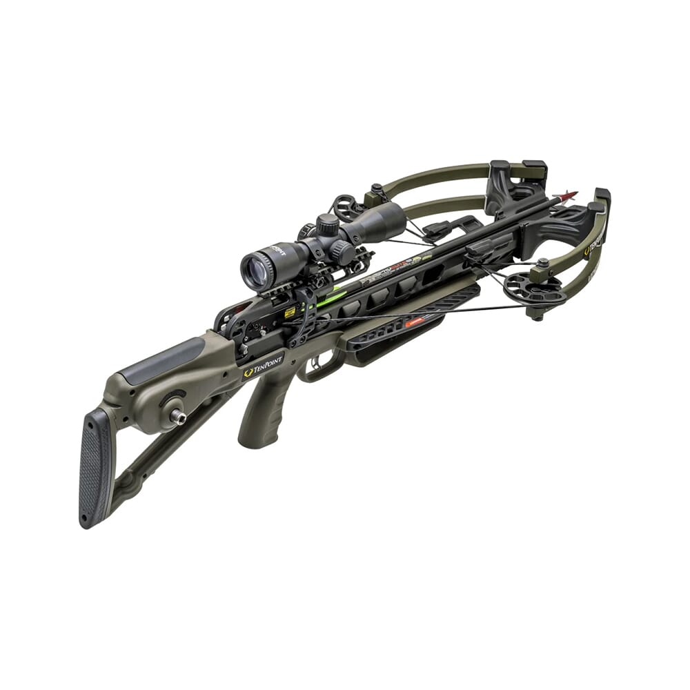 TenPoint Venom X Moss Green Crossbow w/ACUslide & Pro-View 400 Scope CB24007-1559