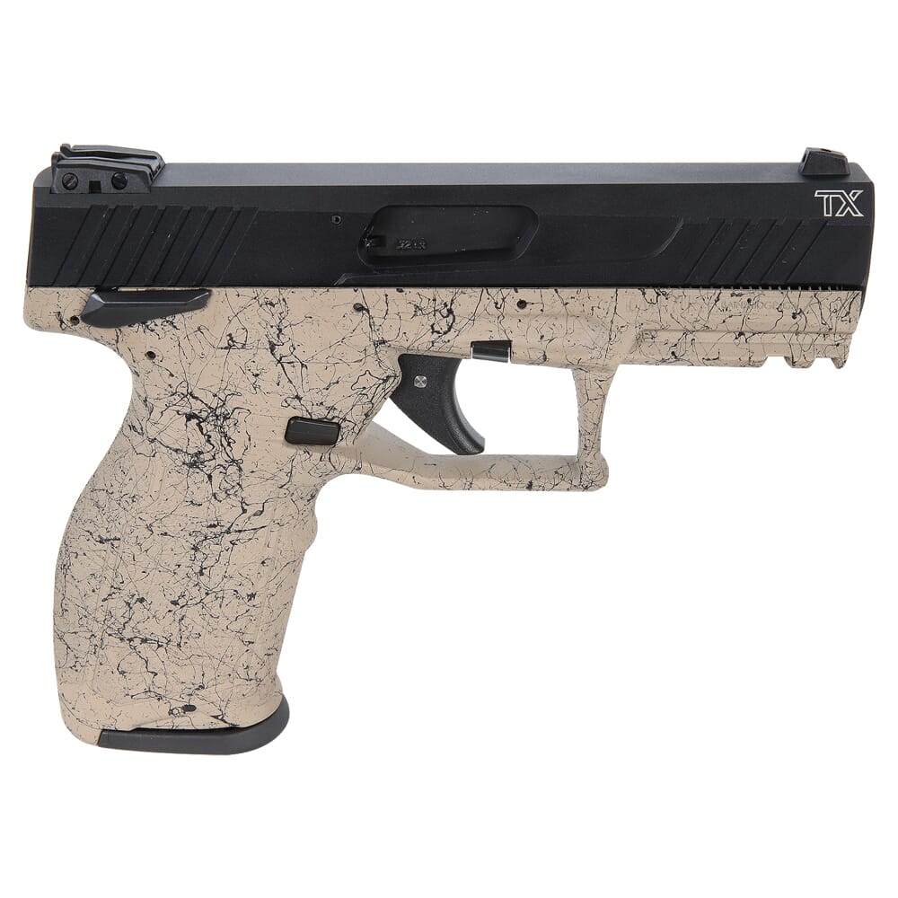Taurus TX22 .22 LR 4" Bbl FDE Splat/Black Pistol w/(2) 16rd Mags 1-TX22141SP3