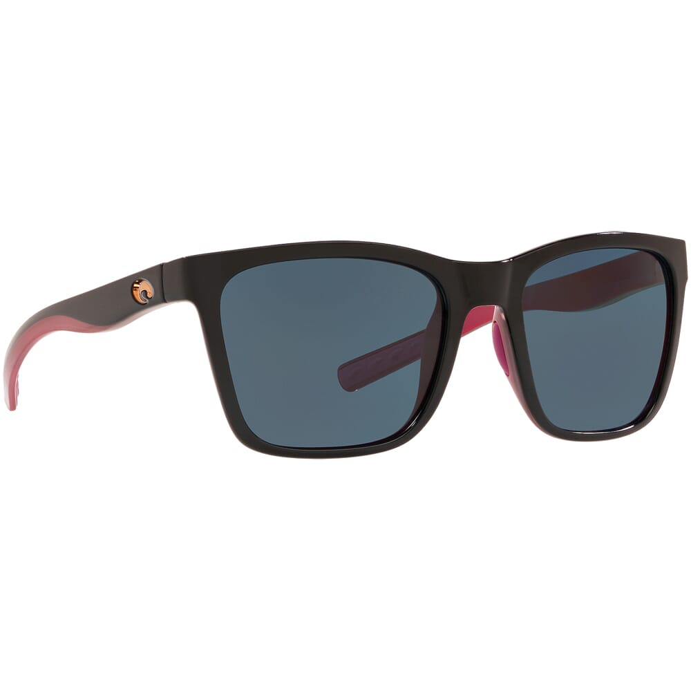 Costa Panga Shiny Black/Crystal/Fuchsia Frame Sunglasses PAG-259