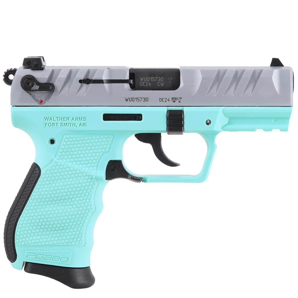 Walther Arms PD380 .380 ACP 3.7" Bbl Angle Blue 9rd Pistol 5050525