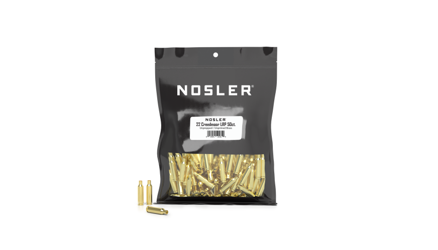 Nosler Brass - 22 Creedmoor (50 ct) Bulk Brass Bag 10262