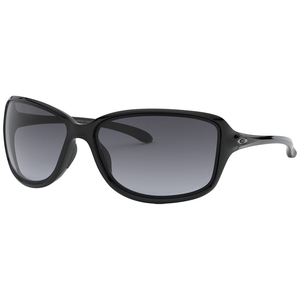 Oakley Cohort Polished Black w/Grey Gradient Polarized Lenses OO9301-04