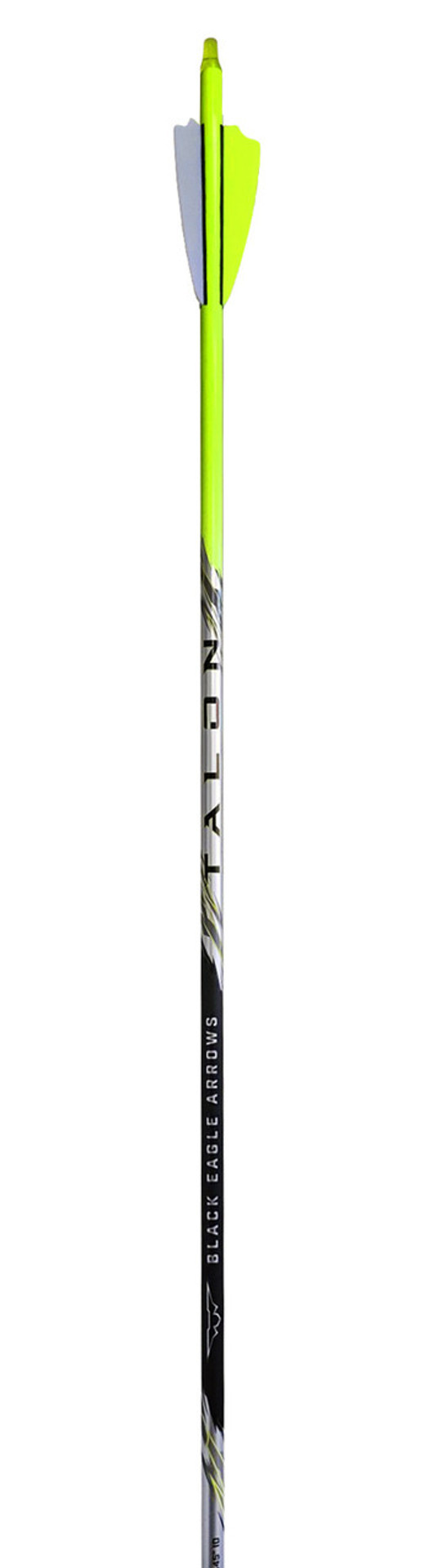 Black Eagle 19/64" Factory Fletched Arrow Talon 2.5" Shield Cut 6 Pk .001"-500 33873
