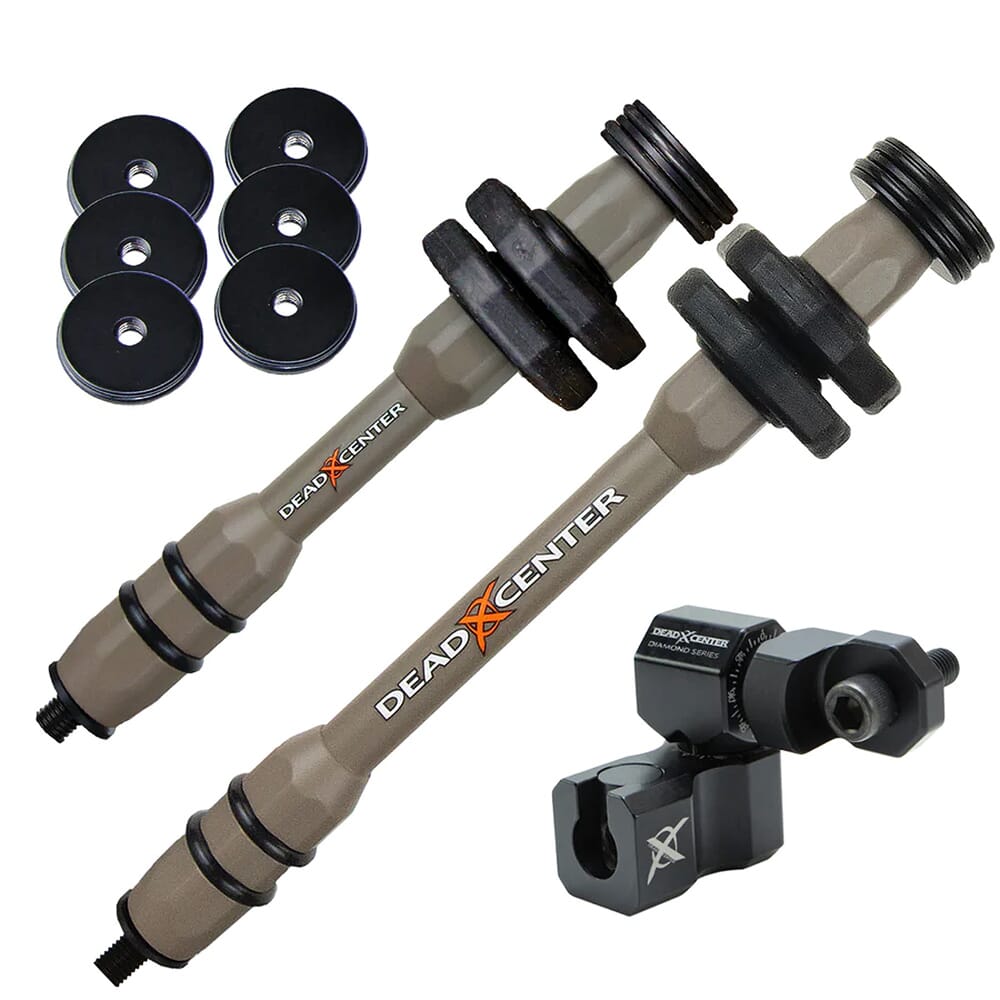 Dead Center Dead Level Hunter XS Lite 8" & 6" Tan Stabilizers DLHXSL-8-6-TAN