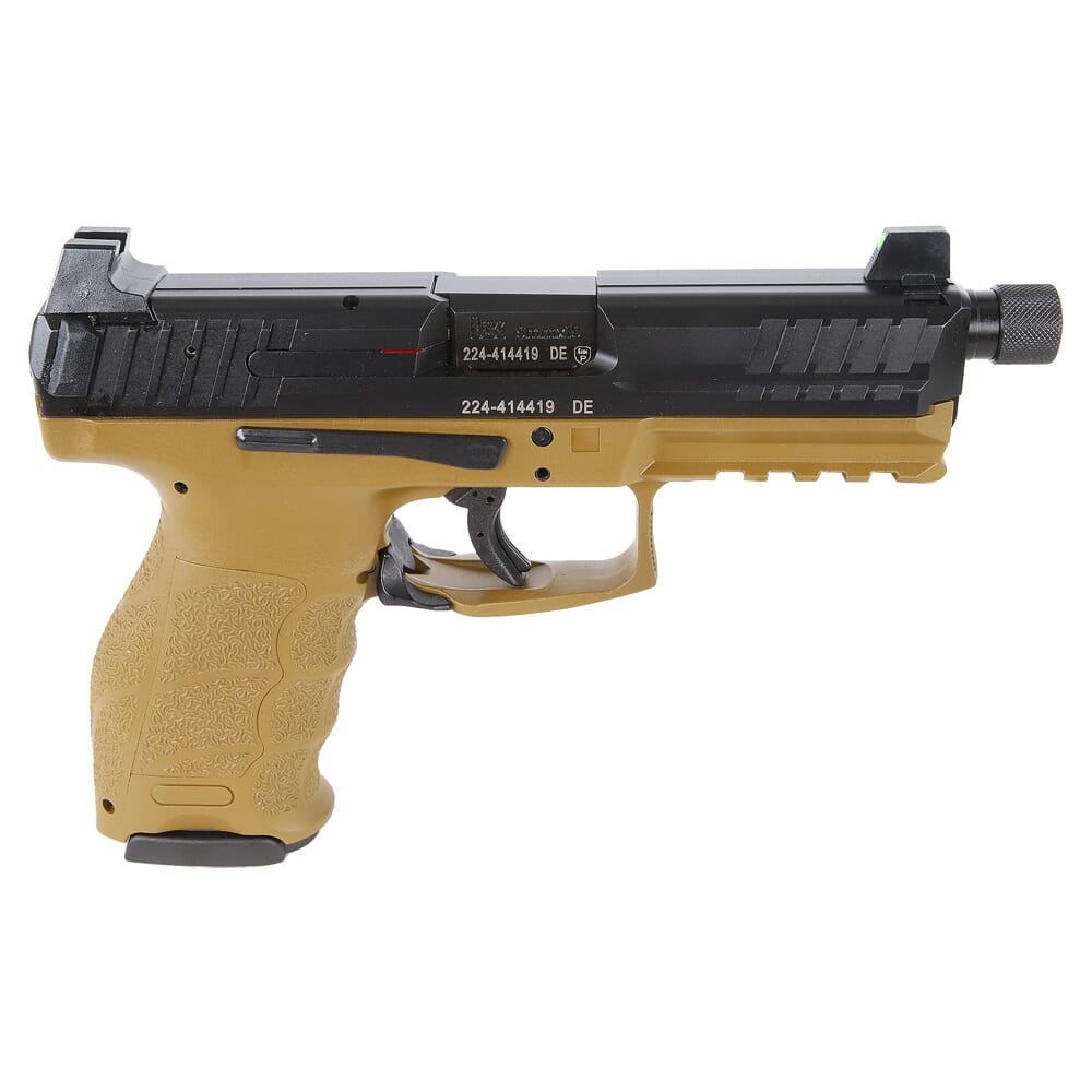 HK VP9 Tactical 9mm 4.7" Bbl FDE Pistol w/(3) 17rd Mags & Night Sights 81000774