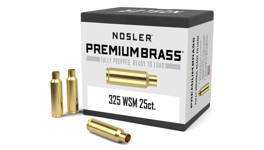 Nosler Premium Brass Box Brass - 325 WSM (25ct) Brass 11907