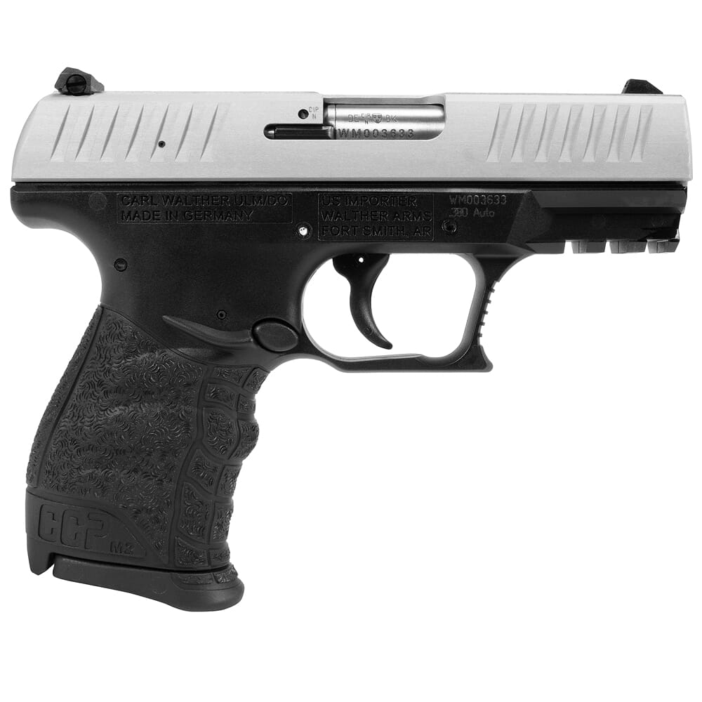 Walther Arms CCP M2 .380 ACP 3.54" Bbl SS/Blk Pistol w/(2) 8rd ?Mags 5082501