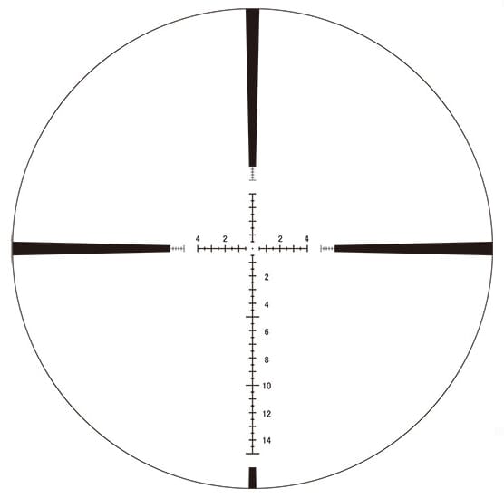 March F 3-24x42mm FFP FML-1 Reticle 0.1MIL 6Level Illum Riflescope D24V42FIMLN-FML-1