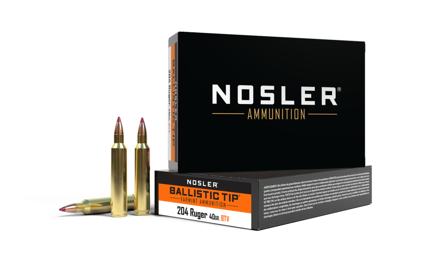 Nosler BT Varmint BTA - 204 Rug 40g BT SP (20ct) Ammunition 61021