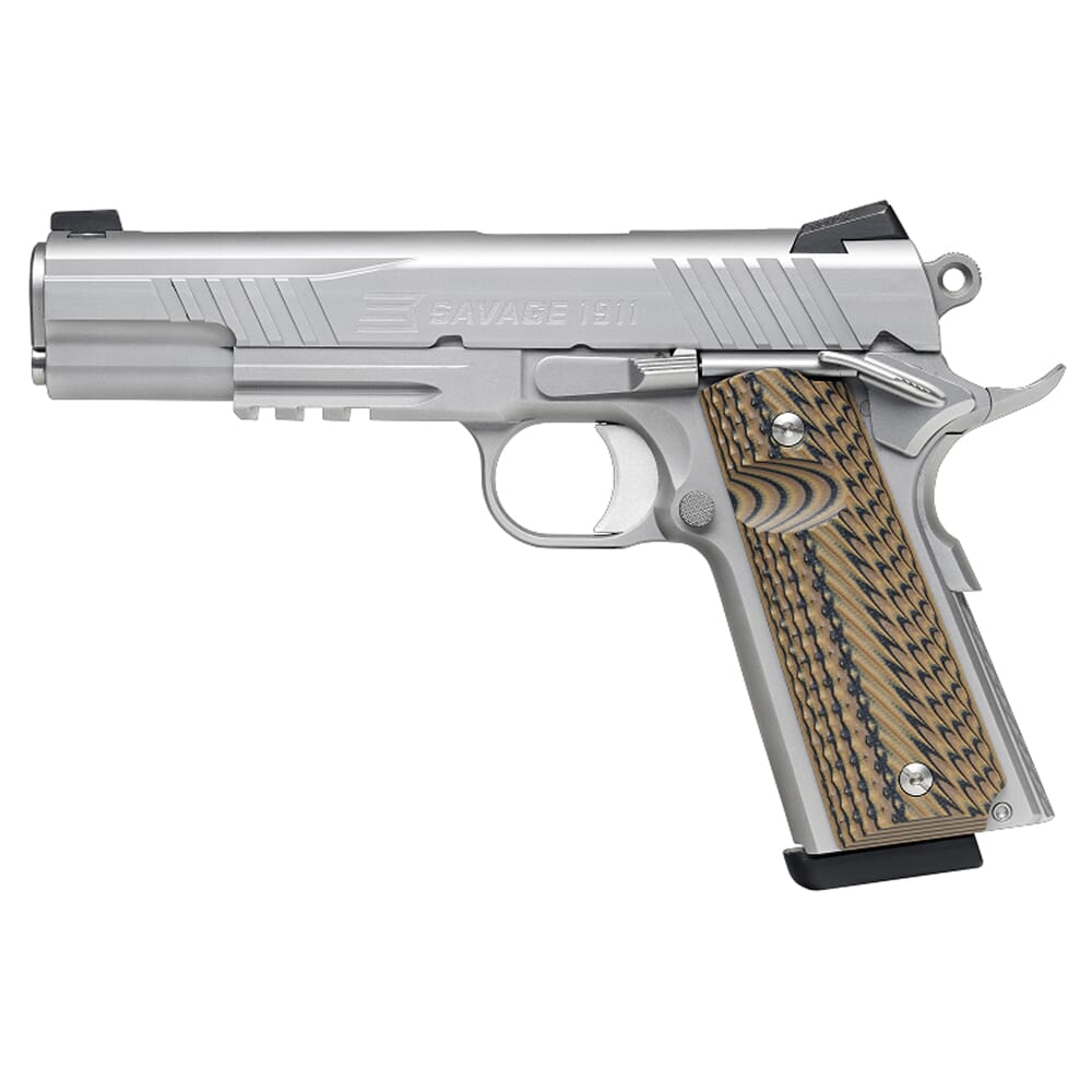 Savage Arms 1911 Gov't Style 9mm 5" 1:10" Bbl Stainless Semi-Auto Pistol w/Rail 67208