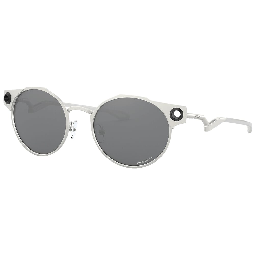 Oakley Deadbolt Satin Chrome w/PRIZM Black Lenses OO6046-0150