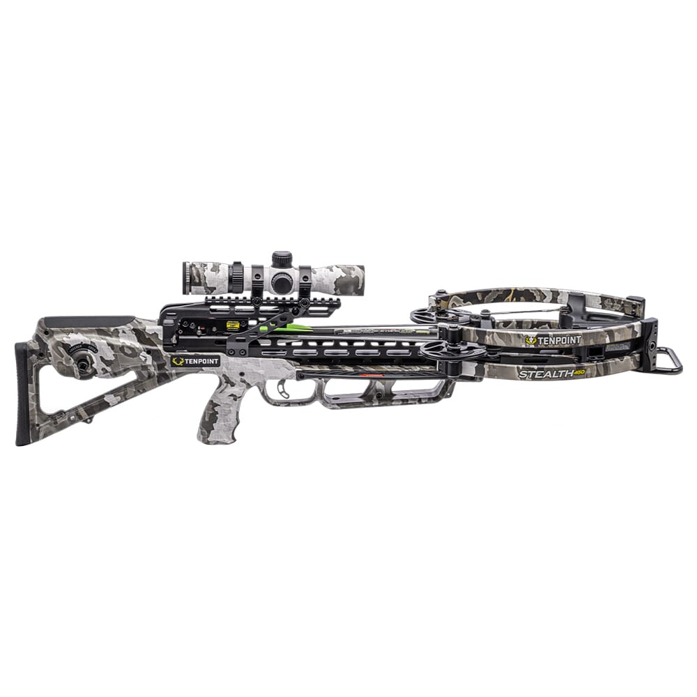 TenPoint Stealth 450R Vektra Crossbow w/ACUslide & RangeMaster 100 Camo Scope CB25019-7549