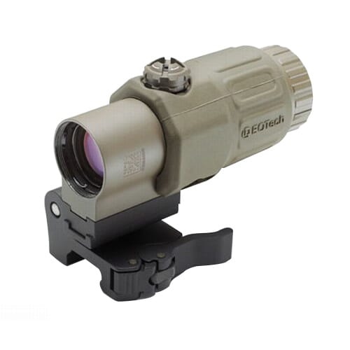EOTech G33 Magnifier with QD STS Tan Mount Like New Demo G33STS-TAN