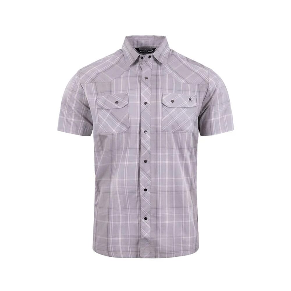 Stone Glacier Breaks Snap Shirt SS Stone Plaid 90001-ST